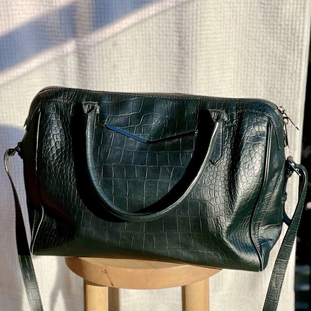 Reece Hudson Bowery Duffle Leather Bag‎